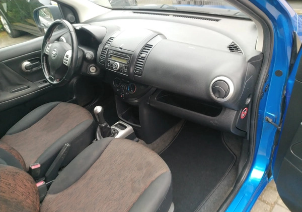 Nissan Note cena 15900 przebieg: 164000, rok produkcji 2010 z Wieleń małe 326